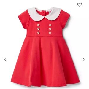 Janie and Jack Collared Ponte Dress